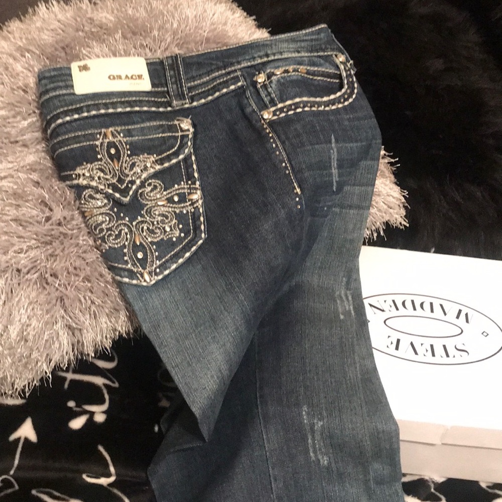 Grace embellished  jeans